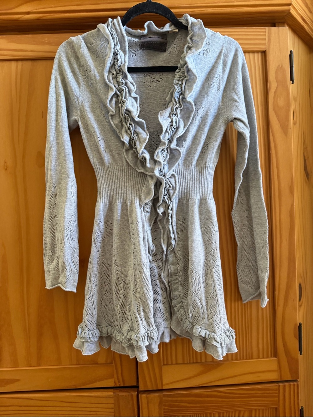 Anthropologie Guinevere Ruffle Sweater - Size Medium